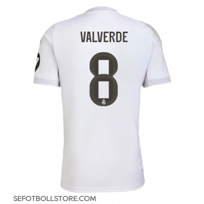 Real Madrid Federico Valverde #8 Replika Hemmatröja 2025-26 Kortärmad Real Madrid Federico Valverde #8 Replika Hemmatröja 2025-26 Kortärmad